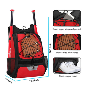 Bolsas de Béisbol Ligeras de Primera Calidad, Venta Directa de Fábrica, Bolsas de Béisbol Portátiles - Product Image 3