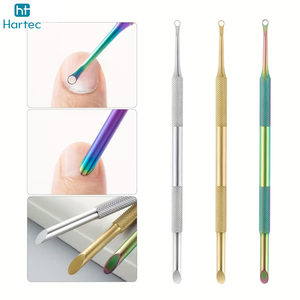 Professional Surgical Grade Stainless Steel Loop Cuticle Pusher Precision Dual-Ended Salon Level Manicure Tech Implement - Product Image 2