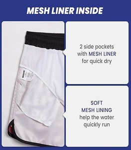 Shorts de Baño para Hombre, Sostenibles, con Cintura Elástica y Cordón Ajustable, de Secado Rápido, Corte Clásico, Color Personalizado, Estampado Completo - Product Image 6