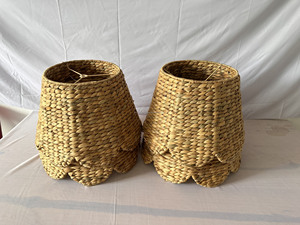 Abat-jour en jacinthe d'eau naturelle tissé à la main pour lampes de table, abat-jour de remplacement bohème pour lampes suspendues en provenance du Vietnam - Product Image 4
