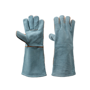 Best-selling Welding <b>Gloves</b> For Welding Works Protective Heat Resistant Cut Proof Welding Safety Work <b>Gloves</b> - Product Image 1