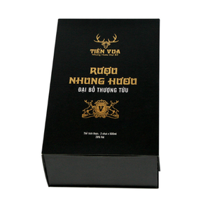 Boîte cadeau magnétique personnalisable emballage en carton recyclable du Vietnam Couche Stratification mate de forme unique à structure rigide - Product Image 3