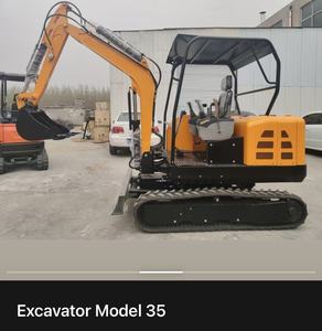 Mini Excavator 3.5 Ton Hydraulic Crawler Digger with Diesel <b>Engine</b> Heavy Duty Construction Machine For Sale - Product Image 4