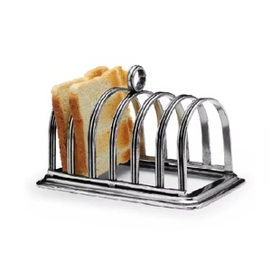 Porte-grille-pain moderne en acier inoxydable - Design intemporel, durable et multifonctionnel, accessoire de cuisine par KRAFT WORLD - Product Image 3