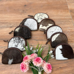 กระเป๋าใส่เหรียญหนังวัวแท้ทรงรีขนาดเล็กกระเป๋าใส่เหรียญหนังแท้คุณภาพสูงกระเป๋าเงินสำหรับผู้หญิง - Product Image 2