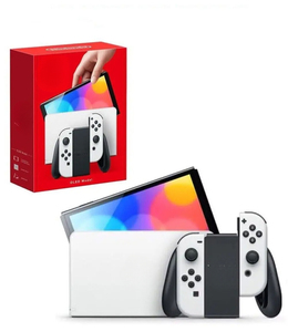 Consola de juegos portátil OLED 32GB Neon Blue y 12 meses de garantía internacional - Product Image 1