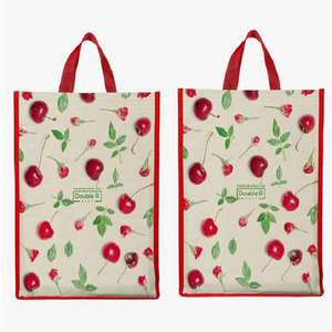 Reusable Eco Cotton <b>Canvas</b> Grocery Shopping <b>Bag</b> with Reinforced Handles <b>Large</b> Carry Tote for Fruits Vegetables Milk Daily Use - Product Image 1