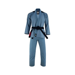 Kimono de Jiu-Jitsu et Karaté Bleu Toutes Tailles pour Hommes et Femmes – Tenue Vierge Personnalisable avec Lots et Écussons sur Mesure - Product Image 4