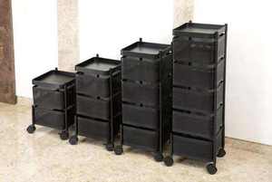 Industrial Mild Steel Double Tier Kitchen Trolley Vintage <b>Rolling</b> Spice <b>Rack</b> Mobile Utility Storage Infrastructure - Product Image 4