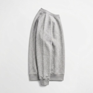 Sweat-shirt en polaire blanc pour homme, motif géométrique grue origami, hiver, séchage rapide, respirant, poids du tissu 340g, col rond, pull-over - Product Image 4