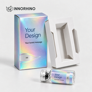 Cajas de Envío Personalizadas para Péptidos, Ecológicas, con Impresión Privada, Inserto de Bolsa de Burbujas para Kit de 1-8 Viales de Péptidos, ODM/OEM - Product Image 1