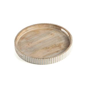 Handmade Wood Bone Inlay Decorative Serving Tray <b>Rectangle</b> Ottoman Tray with Handles <b>Coffee</b> <b>Table</b> Decor Kitchenware Platter - Product Image 2