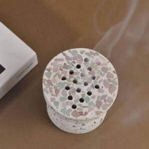 เตาเผาบัคฮูร์ เตาเผาเครื่องหอมเรซิ่น เตาเผาเครื่องหอมหิน ที่วางเครื่องหอมเรซิ่น สำหรับตกแต่งบ้าน ผ่อนคลาย - Product Image 6