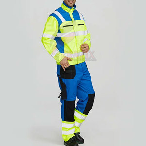 Traje de Trabajo Resistente, Ropa de Seguridad Diseñada para Trabajos de Fabricación, Mantenimiento y Técnicos, Traje de Trabajo Cómodo - Product Image 4