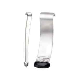 Stainless Steel Shilajit <b>Spoon</b> with Gram <b>Measurement</b> Ayurvedic Resin Scoop - Product Image 1