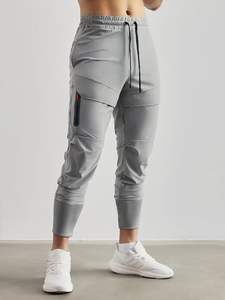 Leggings de Compresión Deportivos con Control de Abdomen, Transpirables, de Spandex/Poliéster, Talla Adulto para Hombre - Product Image 2