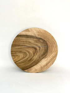 Soporte de pastel de madera de grano Natural de estilo clásico Bordes lisos y seguros para alimentos para eventos Escaparates o decoración del hogar - Product Image 4