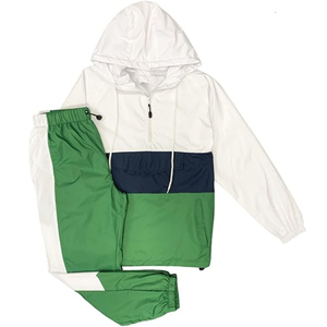 Outdoor Unisex Casual Solid Jogger Set Blank Nylon <b>Tracksuit</b> Customized Windbreaker 2 in 1 Design Quick Dry Lightweight Summer - Product Image 5