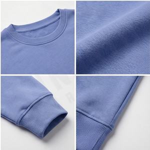 Diseños personalizados Mujeres Sudaderas Estilo de manga larga de alta calidad de tela de ropa Transpirable Fleece Casual Color sólido Sudadera - Product Image 4