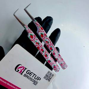คุณภาพสูง GETUP BROSONS IMPEX สแตนเลสสตีลเคลือบกระดาษแบบกำหนดเอง ปลายแหลมเรียว/ยาว 90 องศา สีเงิน จับกระชับมือ ใช้งานได้อย่างแม่นยำ - Product Image 2