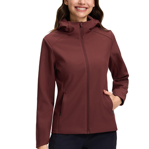 Chaquetas softshell ligeras de poliéster a prueba de viento para mujer, cómodas y transpirables, para adultos. - Product Image 1