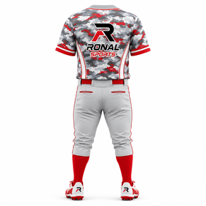 Uniforme de Béisbol de Manga Corta con Logotipo Personalizado, Diseño Único Hecho en Fábrica, Transpirable, Unisex, 100% Poliéster - Product Image 2