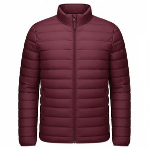 Chaqueta Acolchada Personalizada en Oferta para Hombre y Mujer, Cuello Redondo, Bordado, Transpirable, Impermeable, Cortavientos, Moda Primavera, Clásica, Cálida, OEM - Product Image 1