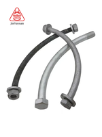Boulon d'ancrage ovale galvanisé haute résistance pour le renforcement du béton, la toiture, l'utilisation industrielle, avec protection anticorrosion