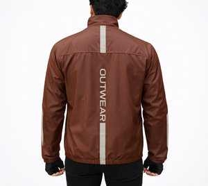 Factory Direct New <b>Lightweight</b> OEM Custom Logo Design 100% Polyester Full Zipper Running <b>Jacket</b> Sportswear Windbreaker for Men - Product Image 3
