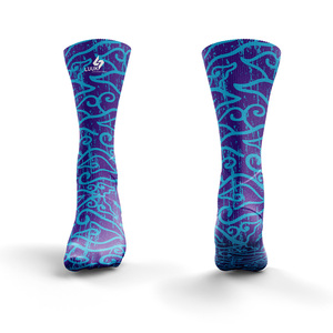 Customized Athletic Crew <b>Socks</b> Camouflage Pattern <b>Breathable</b> Knitted Spandex Polyester Running <b>Socks</b> for Adults Summer Style - Product Image 4