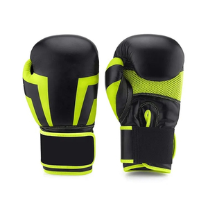 Guantes de Boxeo Wegsy Sports de Cuero PU Azul y Naranja, con Cierre de Cordones en la Muñeca, para Adultos Unisex, para Sparring y Entrenamiento - Product Image 2