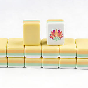 Juego de Mahjong de Acrílico Personalizado, Grabado Láser, Impresión UV, Fichas de Mahjong de 4 Capas, Regalo Promocional, Patrones Personalizados - Product Image 1