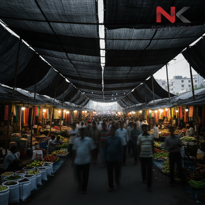 Lona para Puesto de Mercado Semanal de Tamaño Personalizado, Fabricante de Lonas Laminadas Impermeables, Proveedor de Cubiertas para Puestos de Mercado Semanal - Product Image 6