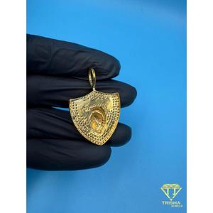 Pendentif de luxe hip-hop, accessoires sertis de pierres, style rappeur, finition polie haute brillance, bijoux - Product Image 2