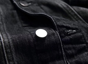 Wholesale Unisex <b>Denim</b> <b>Jacket</b> Fashion Retro Style Outerwear <b>Custom</b> Logo <b>Denim</b> <b>Jacket</b> Men Women OEM Casual Wear Oem Colors - Product Image 2