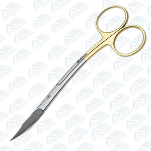 Tijeras Quirúrgicas Dentales de Acero Inoxidable para Operaciones, 5 Pulgadas, Tipo Goldman, Forma de S, Serradas, Supercut - Product Image 6