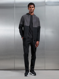 Ensemble survêtement coupe-vent color block, veste et pantalon imperméables, séchage rapide, vêtements de sport d'extérieur en nylon pour homme - Product Image 2