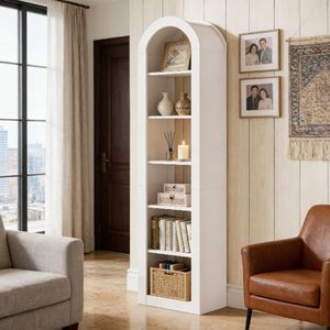 Scaffale a Scala in Legno Moderno per Casa e Hotel, Arredamento per Soggiorno - Product Image 4