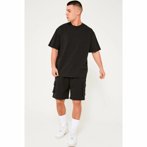 Ensembles T-shirt et Short Homme Américains Personnalisés de Haute Qualité en Coton 100% à Manches Longues et Coupe Oversize, Livraison Rapide - Product Image 4