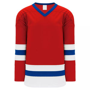 เสื้อฮอกกี้น้ำแข็งผู้ชายแบบสั่งทำพิเศษ ดีไซน์ใหม่ พิมพ์สี ขายส่ง ระบายอากาศได้ดี คุณภาพดีที่สุดจากโรงงาน - Product Image 3