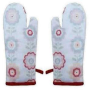Maniques de cuisine durables 100 % coton, douces, avec logo personnalisé, résistantes à la chaleur, lavables au lave-vaisselle, style barbecue classique, promotionnelles et abordables - Product Image 1