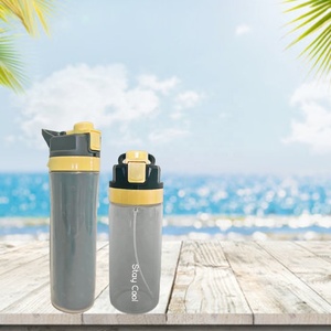 ปุ่มกดสำหรับเครื่องดื่มเย็นละอองน้ำฉนวนกันความร้อนผนังสองชั้นเป็นมิตรต่อสิ่งแวดล้อมใช้งานได้นาน6ชั่วโมง - Product Image 2