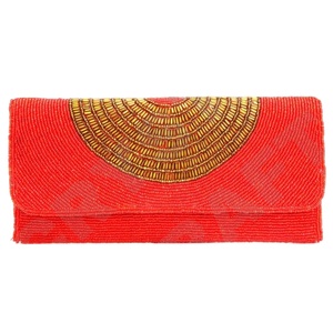 <b>Red</b> gold Custom Beaded Party Clutch Evening Bag Designer Ladies Shoulder Bags Luxury <b>Purses</b> and Handbags Parties - Product Image 1