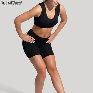 Ensemble de yoga élastique pour femme : short taille haute et soutien-gorge de sport de maintien – Tenue de sport pour la gym, le fitness et l'entraînement quotidien - Product Image 5