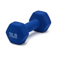 Haltères en néoprène personnalisés équipement d'exercice de fitness sans poids en fonte avec emballage de sac réglable en PVC avec logo personnalisé