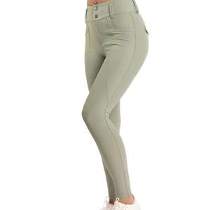 Pantalons d'équitation pour femmes avec poche pour téléphone, leggings équestres cargo, poches latérales fonctionnelles, pantalons d'équitation pour dames - Product Image 3