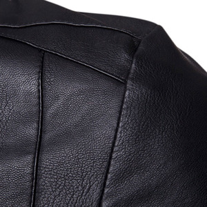 Custom Design <b>Leather</b> <b>Jacket</b> For <b>Men</b> Featuring Warm Winter <b>Jacket</b> Style And Comfortable Fit - Product Image 3