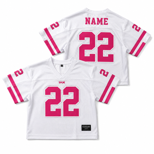 Camiseta Deportiva Personalizada de Fútbol Americano, Diseño Sublimado, Estilo Urbano, Corte Holgado, Secado Rápido y Transpirable para Mujer - Product Image 1