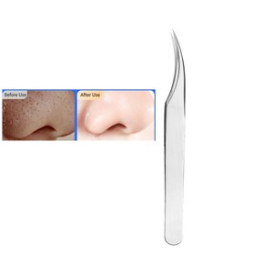 Pinzas Curvas Premium para Extensión de Pestañas, Herramienta Profesional de Acero Inoxidable para Aislamiento de Pestañas, para Maquillaje y Aplicación en Salón - Product Image 3