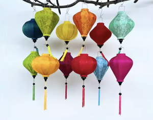 Elegant Handmade Silk <b>Lantern</b> Vietnam Fabric Decorative Glow <b>Lantern</b> For Luxury Wedding Festival Party Home Atmosphere Decor - Product Image 6